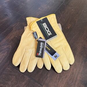 Bob Dale Lined Deerskin Driver Gloves XL ✵ Thinsulate Insulated Work Driving